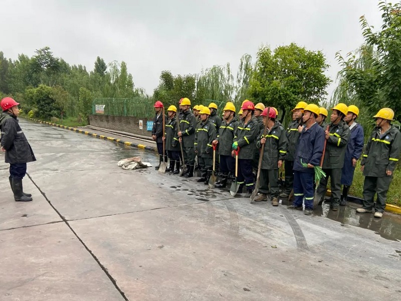 富平公司：未雨绸缪 筑牢“雨季三防”安全堤坝